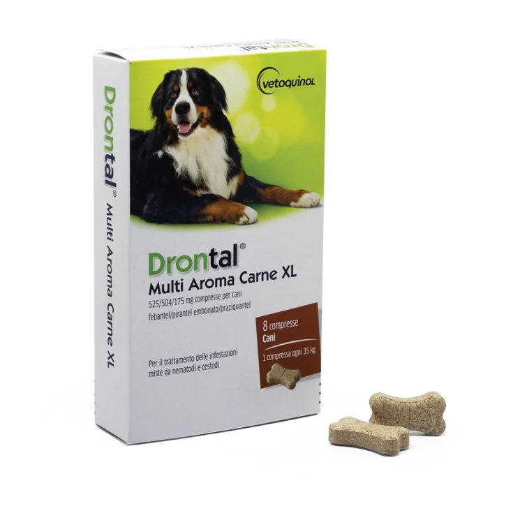 Drontal Multi Aroma Carne Xl 8 Compresse 