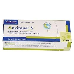 VIRBAC ANXITANE S INTEGRATORE ANTISTRESS CANI E GATTI 30 COMPRESSE