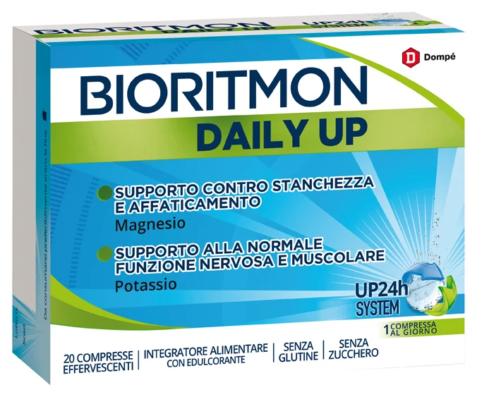 BIORITMON DAILY UP SENZA ZUCCHERO 20 COMPRESSE EFFERVESCENTI