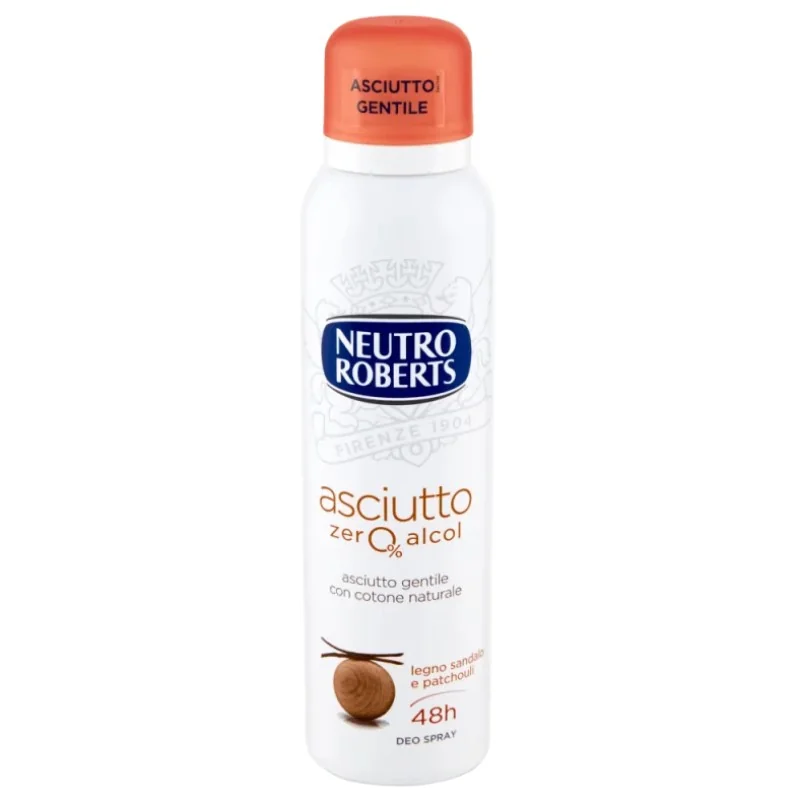 NEUTRO ROBERTS DEO SPRAY ASCIUTTO LEGNO SANDALO PATCHOULI 150 ML