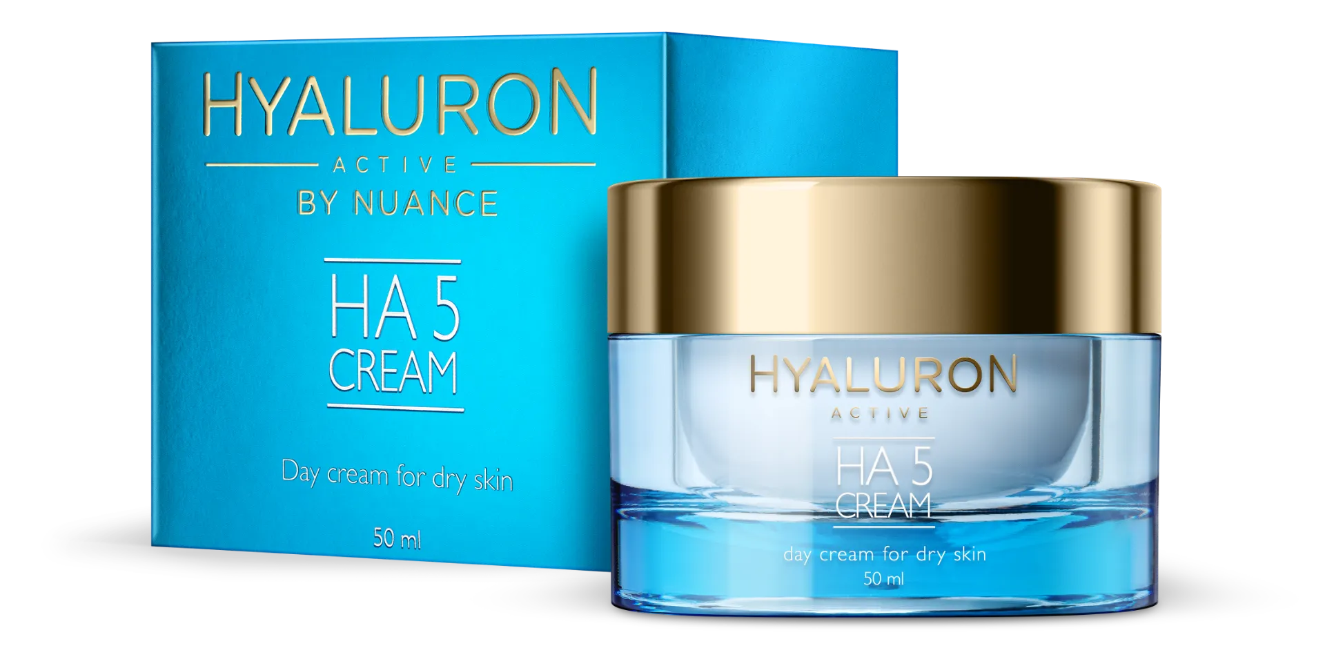 Nuance Hyaluron Active Ha 5 Day Cream Dry Skin 50 Ml Per pelli secche