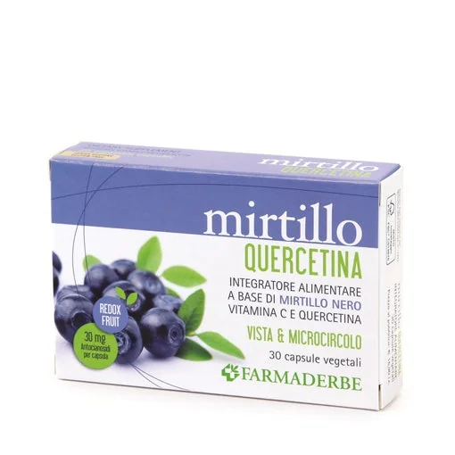 Mirtillo Quercetina 30 Capsule 