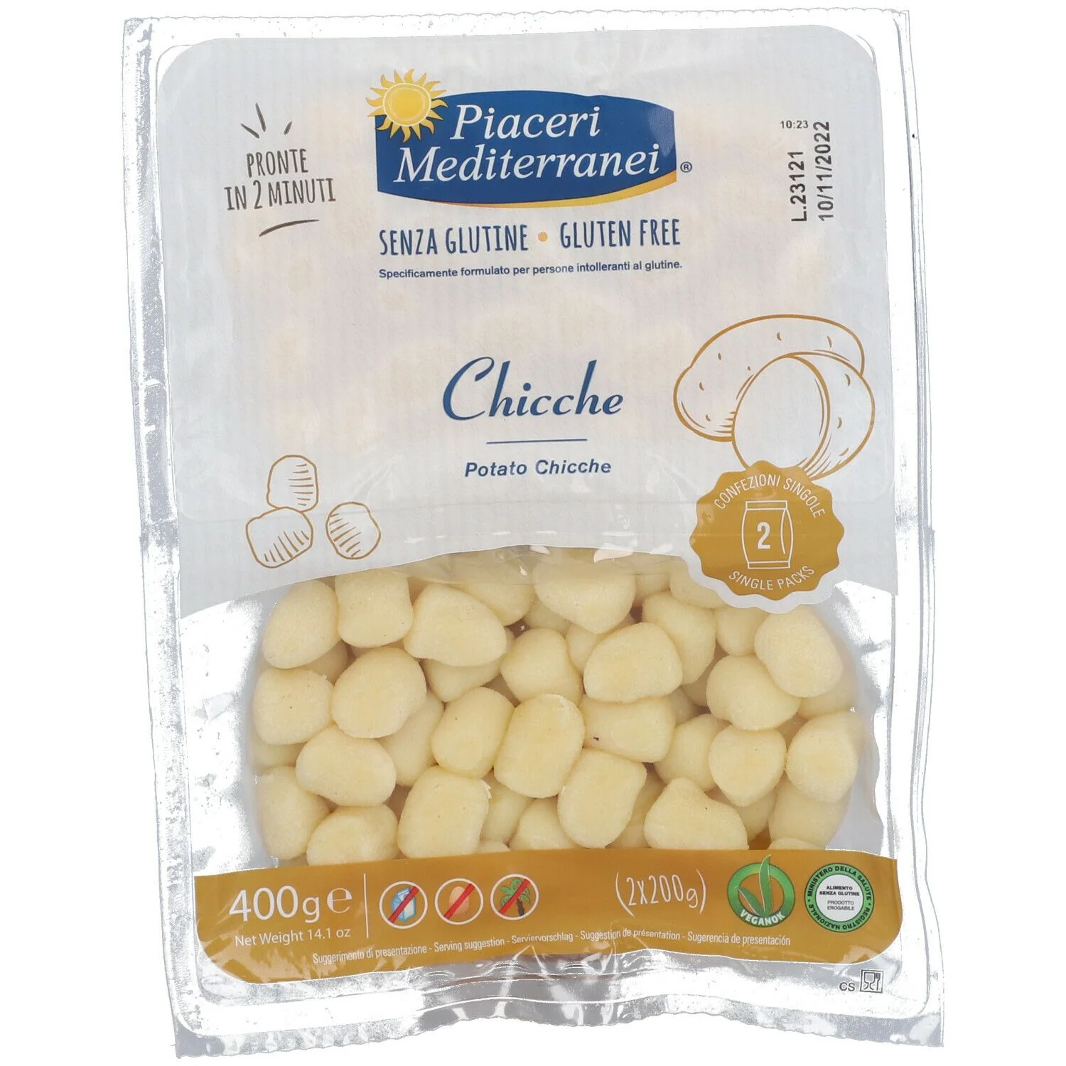 PIACERI MEDITERRANEI CHICCHE 400 G