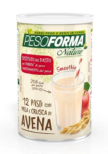 PESOFORMA NATURE SMOOTHIE MELA E CRUSCA DI AVENA PASTO SOSTITUTIVO 12 PASTI