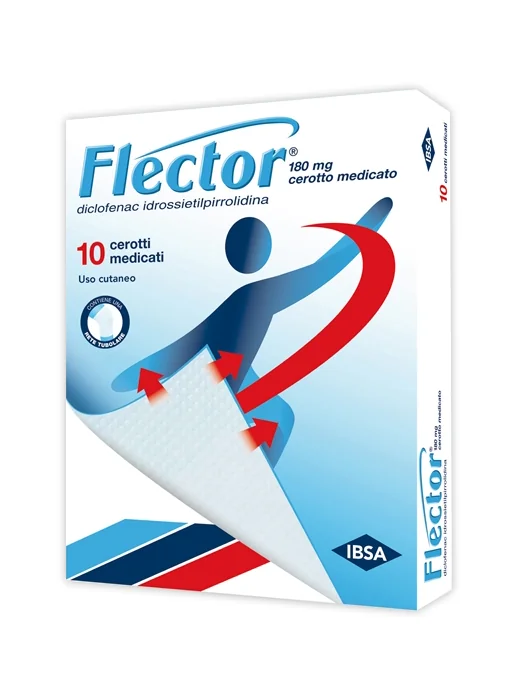 FLECTOR 180 MG DICLOFENAC 10 CEROTTI MEDICAT