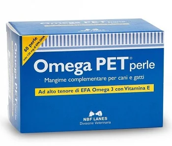 NBF LANES OMEGA PET PERLE INTEGRATORE DI OMEGA 3 CANI E GATTI 60 PERLE