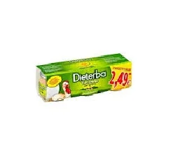 DIETERBA OMOGENEIZZATO TACCHINO 3 VASETTI DA 80 G