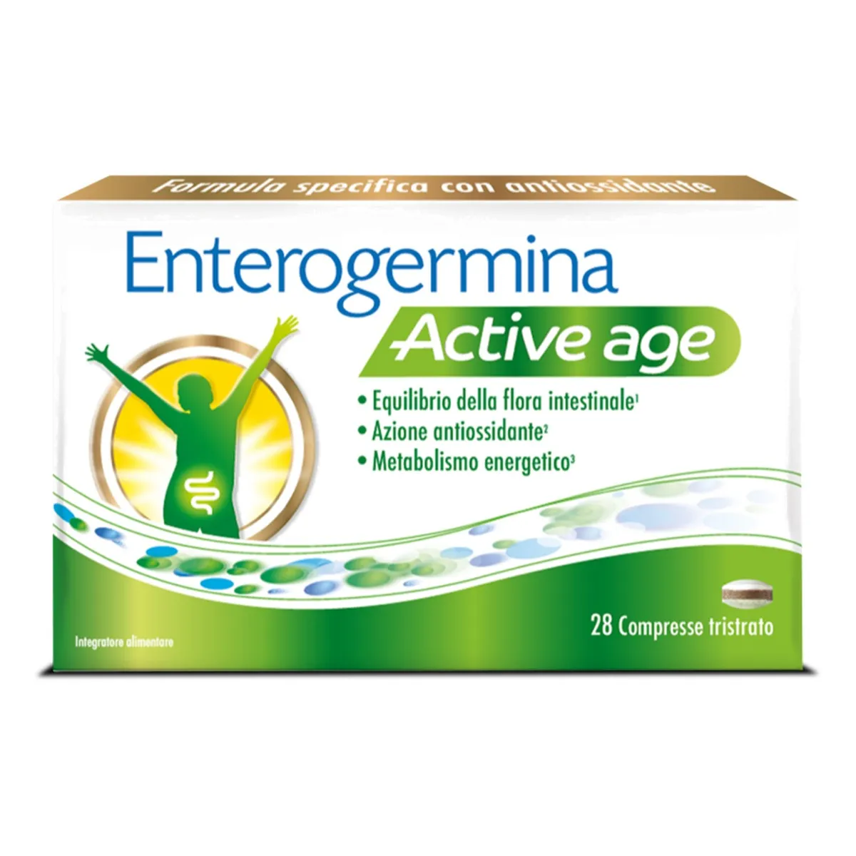 Enterogermina Active Age 28 Compresse Per l'equilibrio della flora intestinale