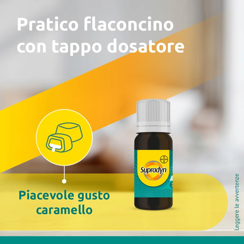 Supradyn Difese 50+ Integratore 10 Flaconcini Multivitaminico