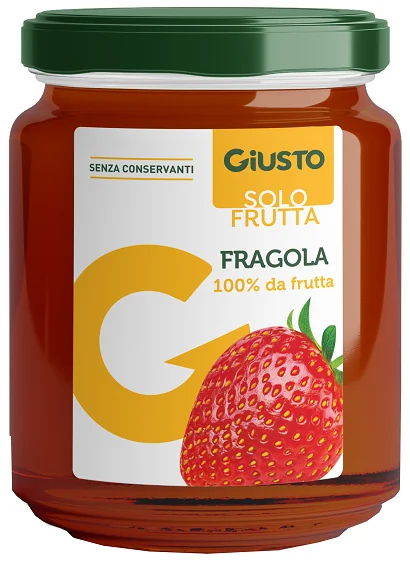 Giusto Solo Frutta Marmellata Fragola 220 g 100% da frutta