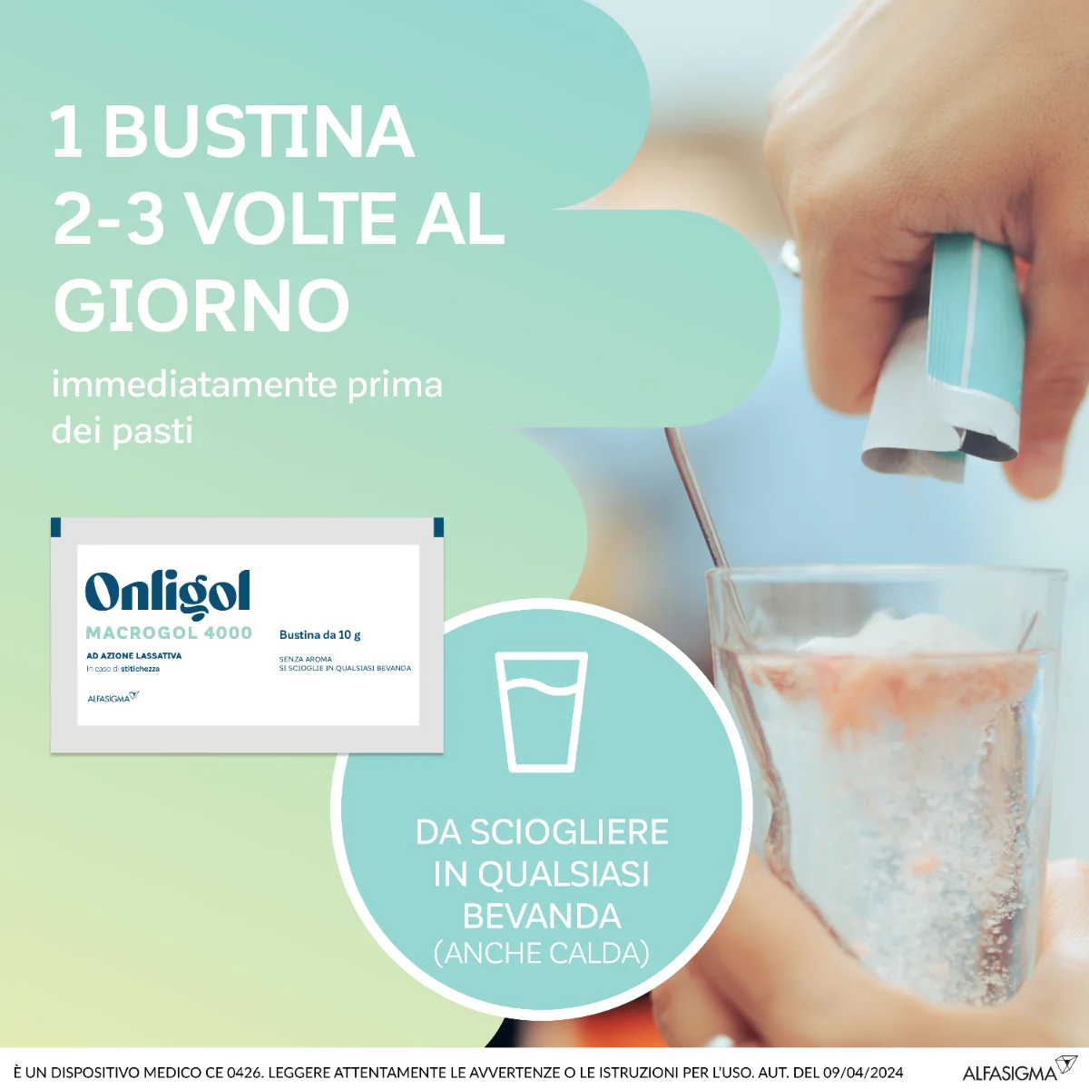 Onligol 20 Bustine Azione Lassativa