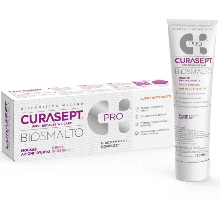 CURASEPT BIOSMALTO MOUSSE DENTI SENSIBILI 50 ML