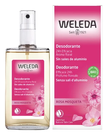 WELEDA DEODORANTE SPRAY ALLA ROSA MOSQUETA 100 ML