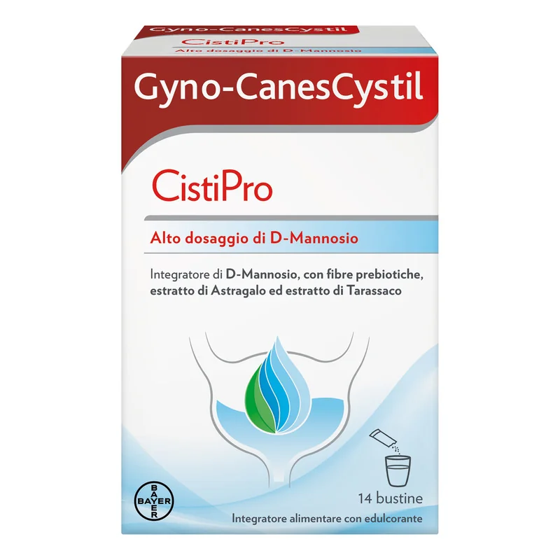 Gyno-CanesCystil CistiPro 14 Bustine Integratore per il benessere delle vie urinarie