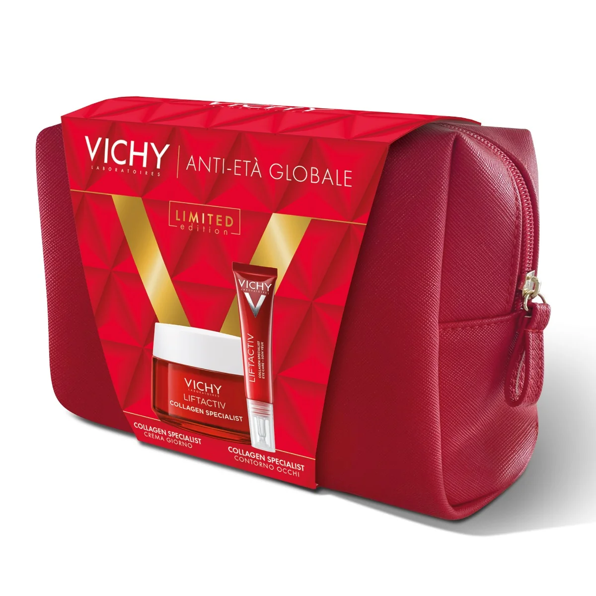 Vichy Pochette Liftactiv Collagen specialist Crema giorno +  Liftactiv Collagen specialist Cofanetto anti-età