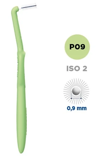 CURASEPT PROXI ANGLE PREVENTION P09 ISO 2 SCOVOLINO VERDE CHIARO 5 PEZZI