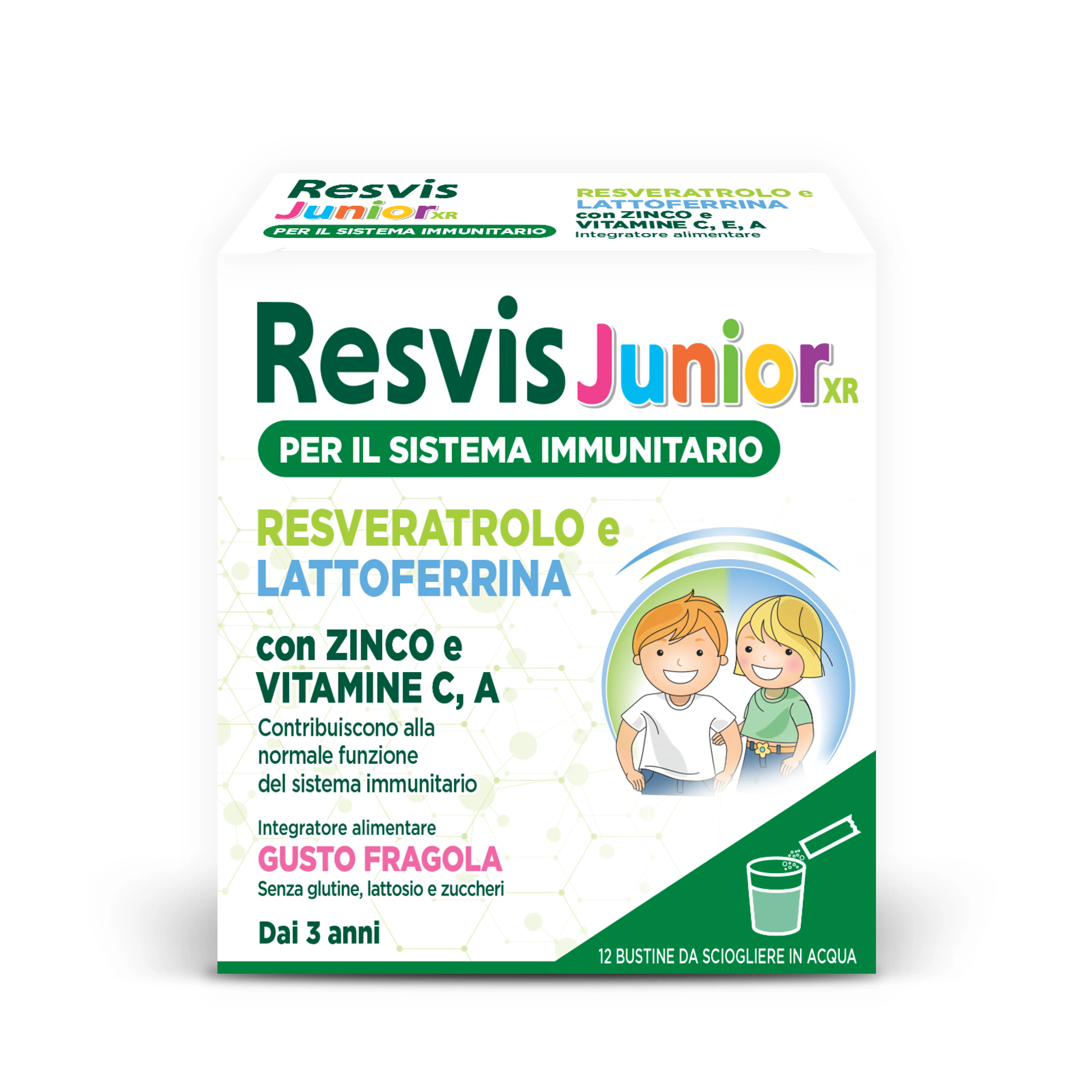 Resvis Junior XR 12 Bustine Per il Sistema Immunitario dei Bambini