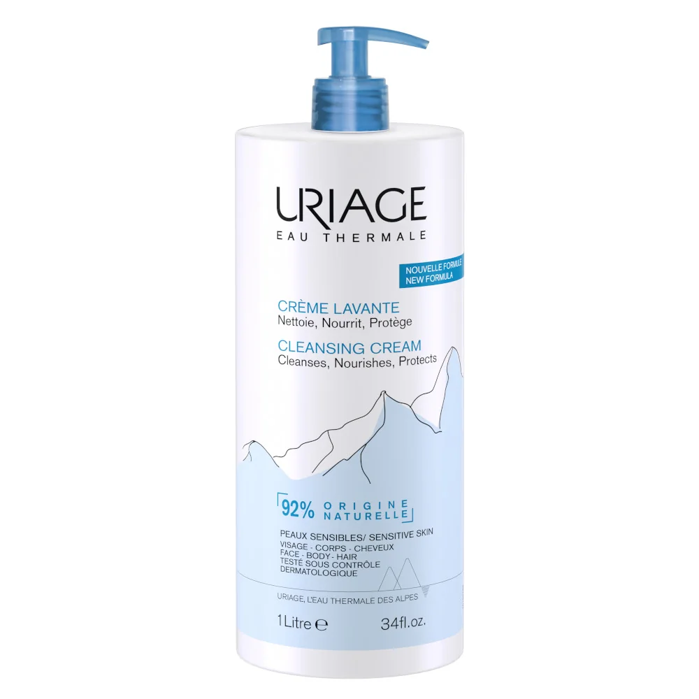 URIAGE EAU THERMALE CREMA LAVANTE DETERGENTE SENZA SAPONE VISO CORPO E CAPELLI 1 L