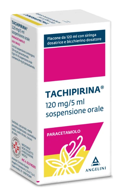 TACHIPIRINA 120 MG SCIROPPO GUSTO VANIGLIA CARAMELLO 120 ML