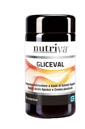 NUTRIVA GLICEVAL INTEGRATORE 30 COMPRESSE