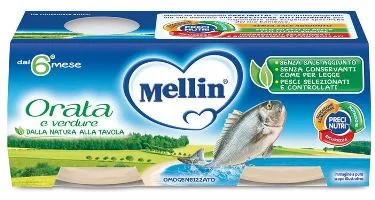 MELLIN OMOGENEIZZATO ORATA 2 X 80 G