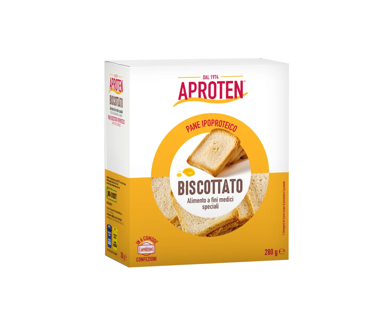 APROTEN PANE BISCOTTATO 280G