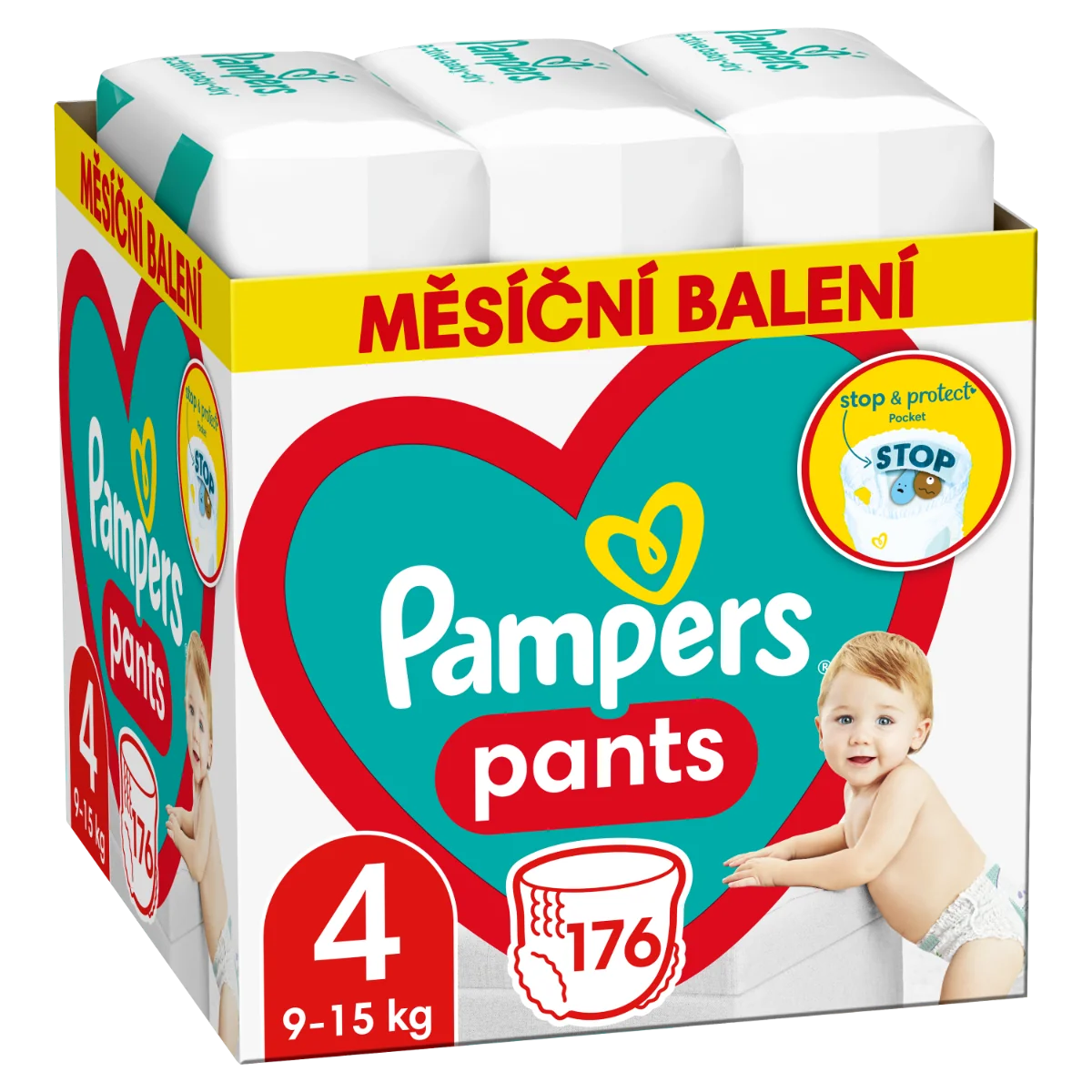 PAMPERS PANTS 4 X 176