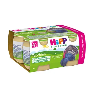 HIPP BIO OMOGENIZZATO TACCHINO 4X80 G