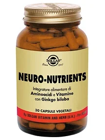 SOLGAR NEURO-NUTRIENTS 30 CAPSULE VEGETALI