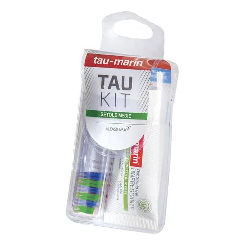 TAU-MARIN KIT DA VIAGGIO SPAZZOLINO MEDIO COMPONIBILE + DENTIFRICIO 20 ML