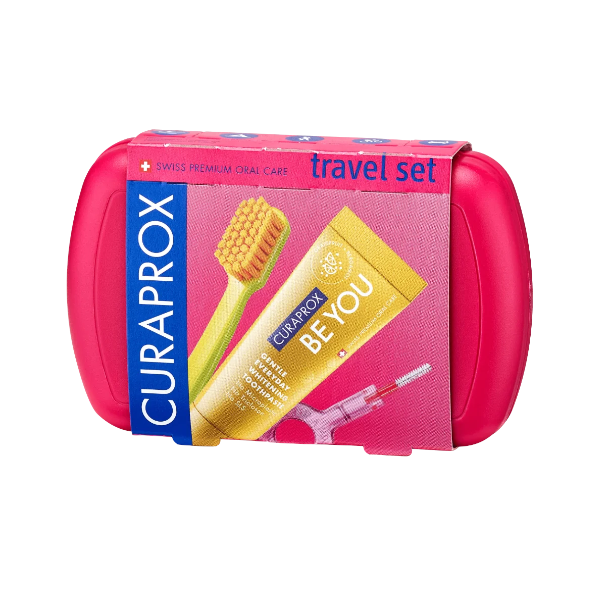 Curaprox Travel Set Magenta Igiene Orale