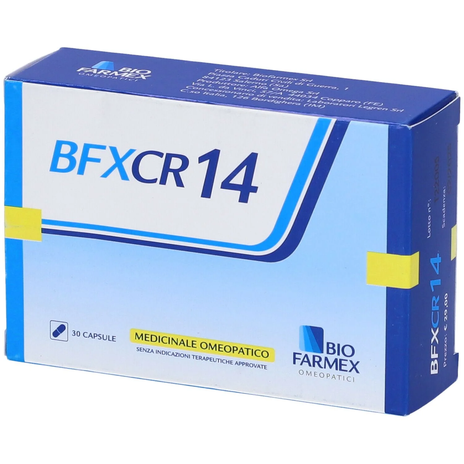 BFX CR 14 30CPS 500MG