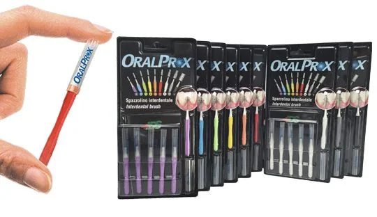 ORALPROX SCOVOLINO INTERDENTALE 6 BIANCO 6 PEZZI