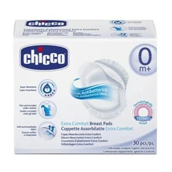 CHICCO NATURAL FEELING COPPETTE ASSORBILATTE ANTIBATTERICHICCOE 30 PEZZI