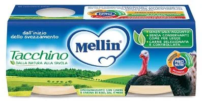 MELLIN OMOGENIZZATO TACCHINO 2X120 G