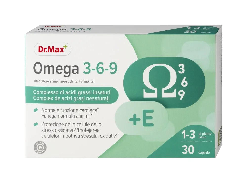 Dr. Max Omega 3-6-9, 30Cps 