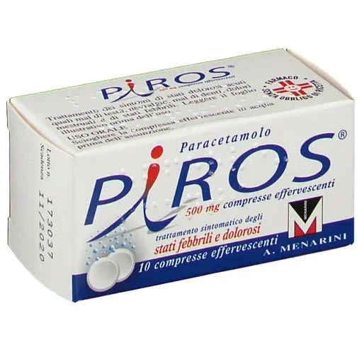 PIROS 500 MG 10 COMPRESSE EFFERVESCENTI