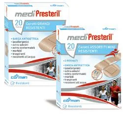 MEDIPRESTERIL CEROTTI RESISTENTI ASSORTITI 20 PEZZI