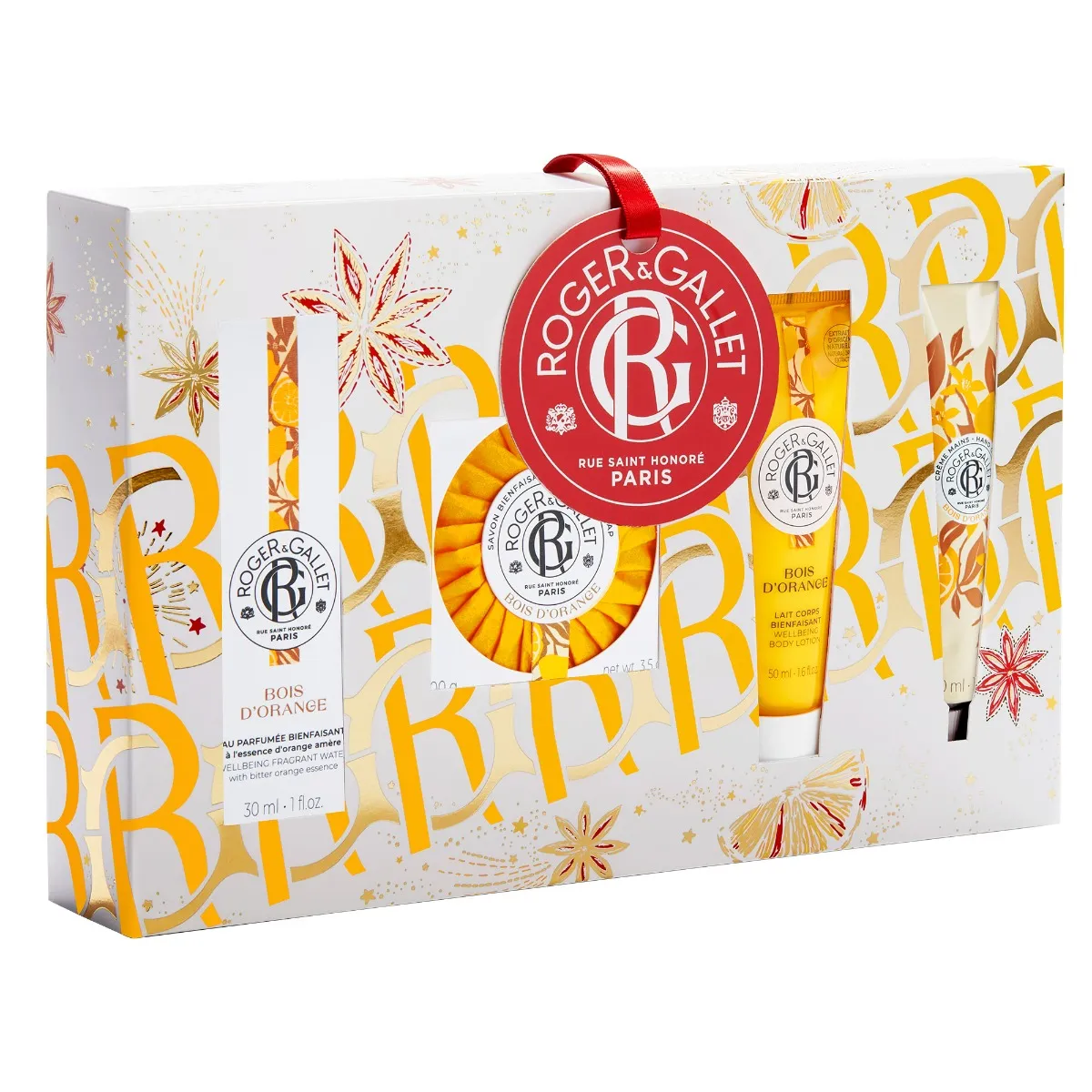 Roger & Gallet Set Noel 2023 Ritual set Bois D'Orange Set corpo profumato