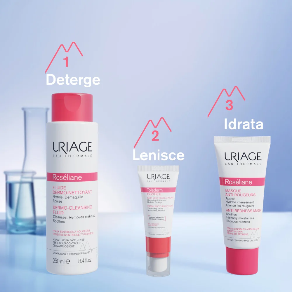 Uriage Rosèliane Maschera Anti-rossore Lenitiva Viso 40 ml 