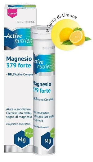 DR. THEISS ACTIVE NUTRIENT MAGNESIO 379 FORTE INTEGRATORE DI SALI MINERALI 20 COMPRESSE