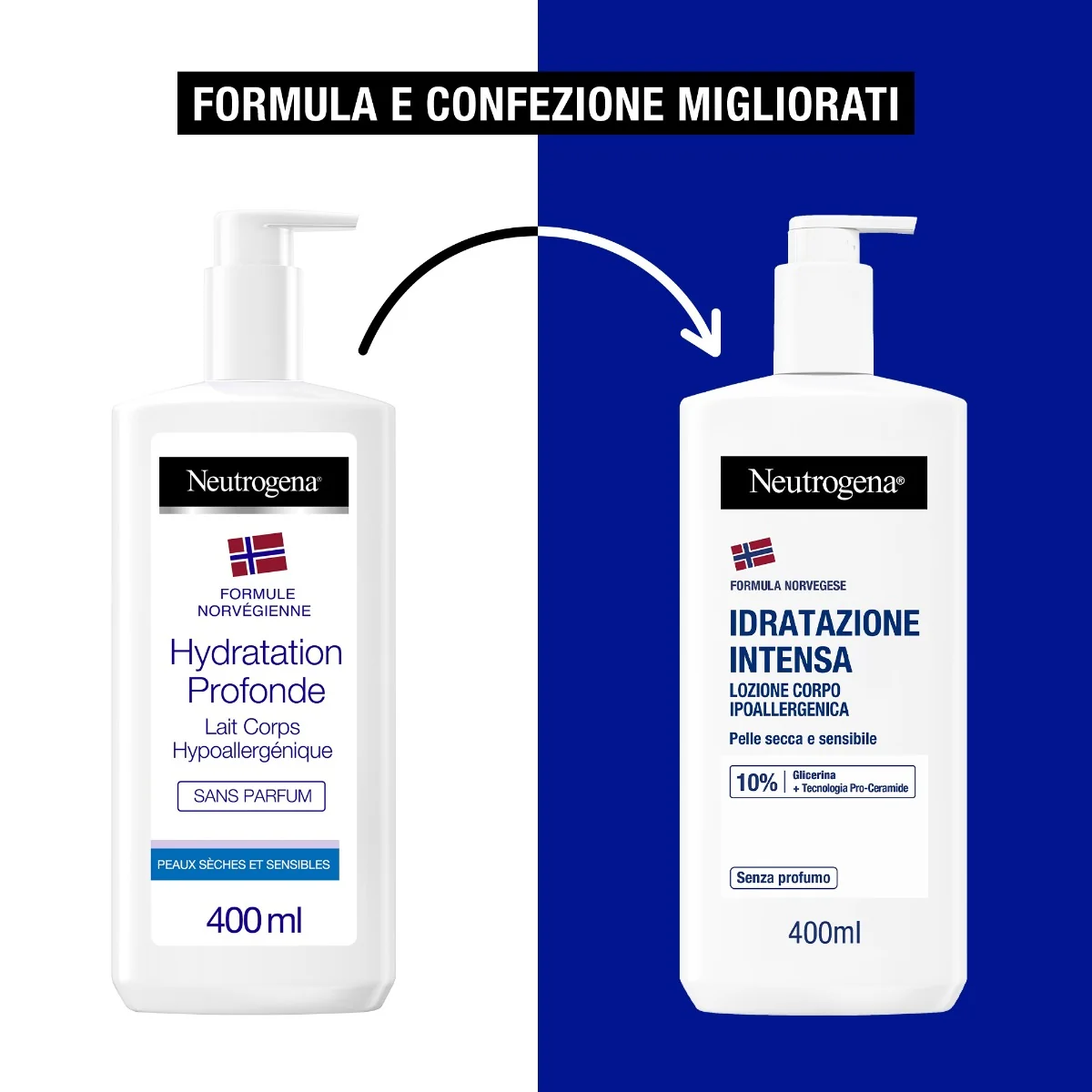 Neutrogena Corpo Fluida Non Profumata 400 Ml 