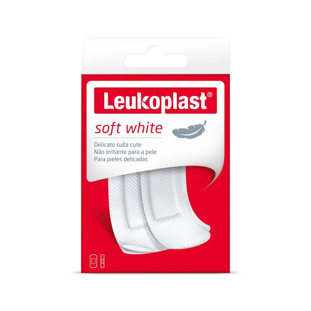 LEUKOPLAST SOFT WHITE 20PZ ASS