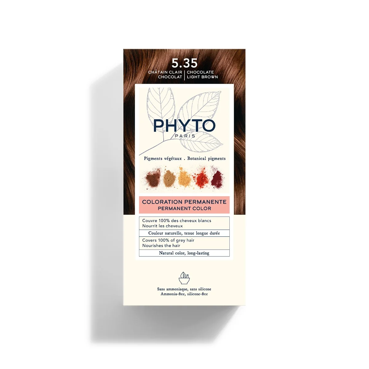 PHYTO PHYTOCOLOR 5,35 CHÂTAIN CLAIR DORÉ ACAJOU