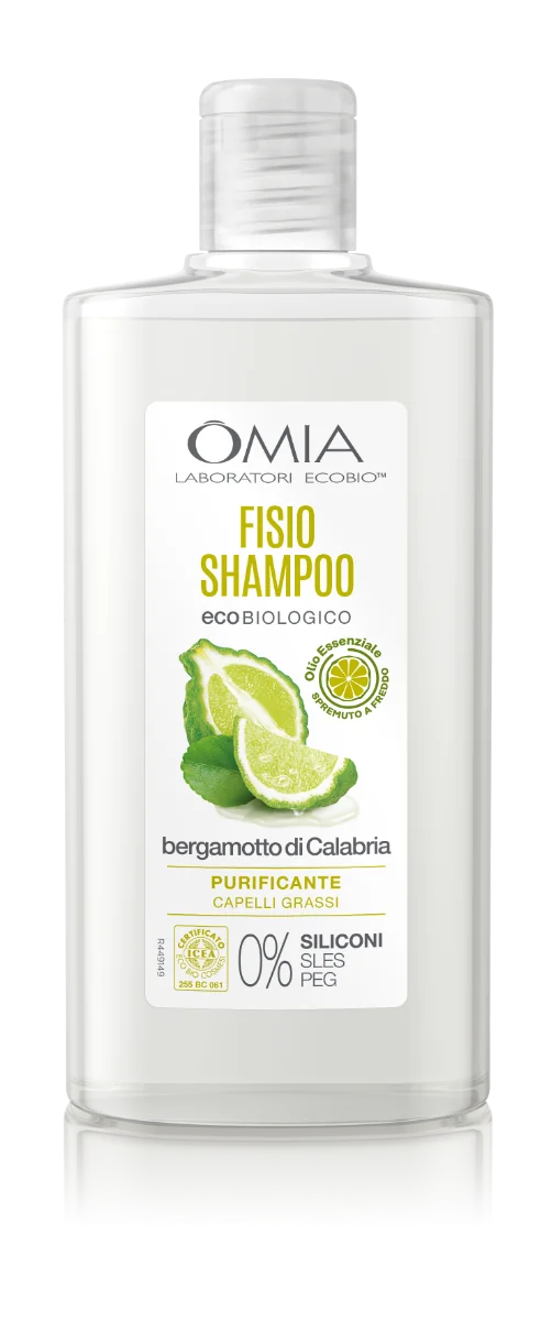 OMIA FISIO SHAMPOO BIO PURIFICANTE CAPELLI GRASSI BERGAMOTTO DI CALABRIA 200 ML