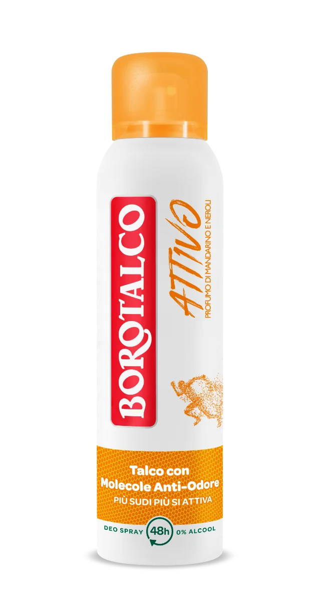 BOROTALCO DEO SPRAY ATTIVO ARANCIONE 150 ML