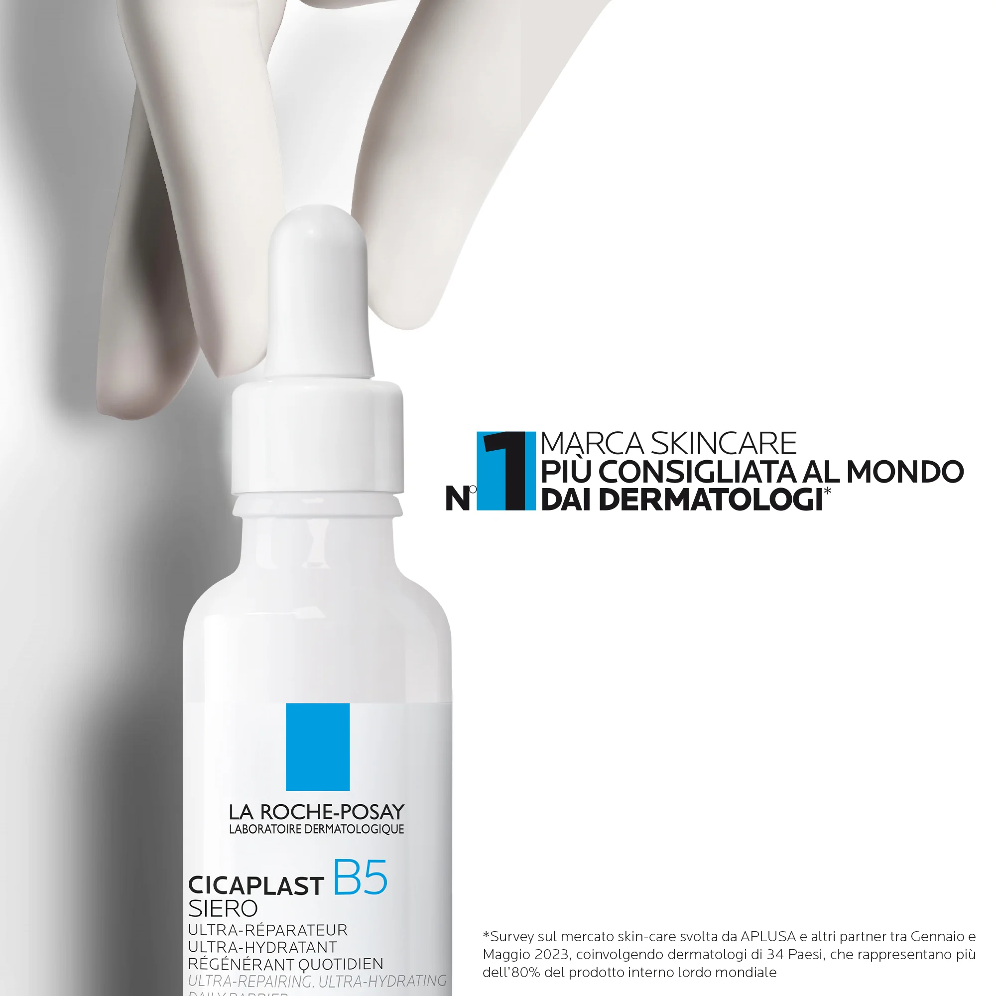 La Roche Posay Cicaplast B5 Siero 30 ml Idratante, rigenerante, ultra-riparatore.