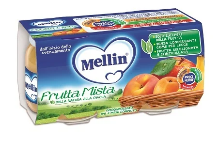 MELLIN OMOGENEIZZATO DI FRUTTA MISTA 2 X 100 G