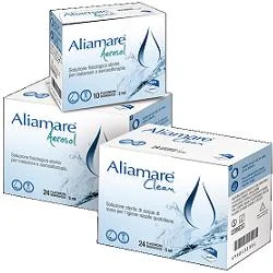 ALIAMARE CLEAN SOLUZIONE STERILE DI ACQUA DI MARE IGIENE NASALE 24 FLACONCINI