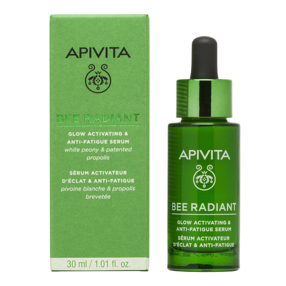 Apivita Bee Radiant Peony Serum 30 Ml Attivatore Luminosità e Anti-Fatica